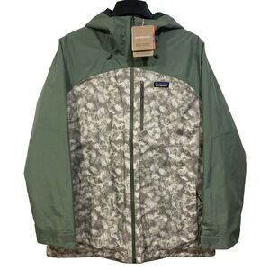 Patagonia Insulated‎ Powder Town Jacket Hemlock Green Women's XS Ski Snowboard